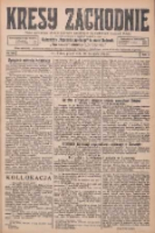 Kresy Zachodnie: pismo poświęcone obronie interes&oacute;w narodowych na zachodnich ziemiach Polski 1925.11.20 R.3 Nr268