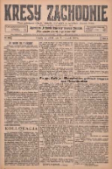 Kresy Zachodnie: pismo poświęcone obronie interes&oacute;w narodowych na zachodnich ziemiach Polski 1925.11.21 R.3 Nr269