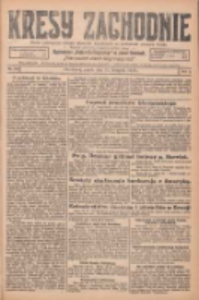 Kresy Zachodnie: pismo poświęcone obronie interes&oacute;w narodowych na zachodnich ziemiach Polski 1925.11.27 R.3 Nr274