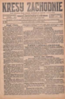 Kresy Zachodnie: pismo poświęcone obronie interes&oacute;w narodowych na zachodnich ziemiach Polski 1925.12.04 R.3 Nr280