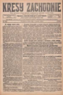 Kresy Zachodnie: pismo poświęcone obronie interes&oacute;w narodowych na zachodnich ziemiach Polski 1925.12.05 R.3 Nr281