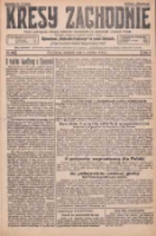 Kresy Zachodnie: pismo poświęcone obronie interes&oacute;w narodowych na zachodnich ziemiach Polski 1925.12.06 R.3 Nr282