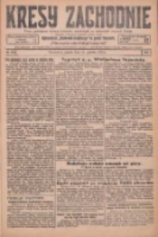Kresy Zachodnie: pismo poświęcone obronie interes&oacute;w narodowych na zachodnich ziemiach Polski 1925.12.11 R.3 Nr285