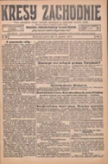 Kresy Zachodnie: pismo poświęcone obronie interesów narodowych na zachodnich ziemiach Polski 1925.12.19 R.3 Nr292
