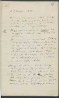 List Józefa Ignacego Kraszewskiego do Wawrzyńca Benzelstjerny-Engeströma z 4 września 1880 roku