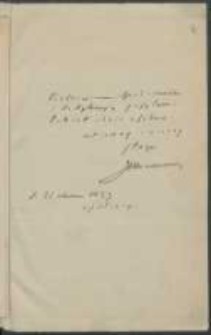 List Józefa Ignacego Kraszewskiego do Wawrzyńca Benzelstjerny-Engeströma z 31 marca 1879 roku