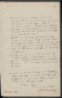 List Józefa Ignacego Kraszewskiego do Wawrzyńca Benzelstjerny-Engeströma z 10 maja 1879 roku
