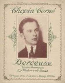 Berceuse Konzert - Transcription f&uuml;r Violine und Piano