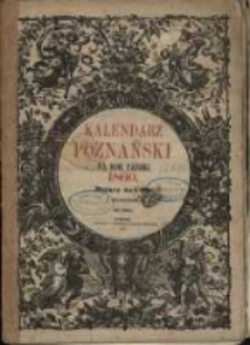 Kalendarz Poznański na Rok Pański 1860. Mający dni 366. Z drzeworytami. Rok siódmy