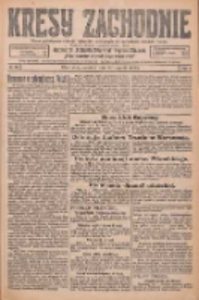 Kresy Zachodnie: pismo poświęcone obronie interes&oacute;w narodowych na zachodnich ziemiach Polski 1926.01.14 R.4 Nr10