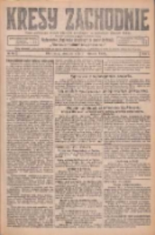 Kresy Zachodnie: pismo poświęcone obronie interes&oacute;w narodowych na zachodnich ziemiach Polski 1926.01.21 R.4 Nr16