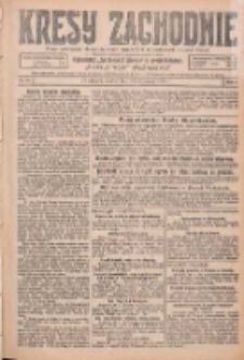 Kresy Zachodnie: pismo poświęcone obronie interes&oacute;w narodowych na zachodnich ziemiach Polski 1926.01.23 R.4 Nr18