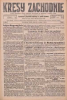 Kresy Zachodnie: pismo poświęcone obronie interes&oacute;w narodowych na zachodnich ziemiach Polski 1926.01.26 R.4 Nr20