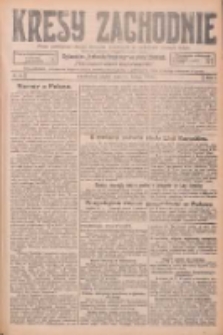 Kresy Zachodnie: pismo poświęcone obronie interes&oacute;w narodowych na zachodnich ziemiach Polski 1926.02.12 R.4 Nr34