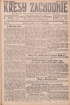 Kresy Zachodnie: pismo poświęcone obronie interesów narodowych na zachodnich ziemiach Polski 1926.02.14 R.4 Nr36