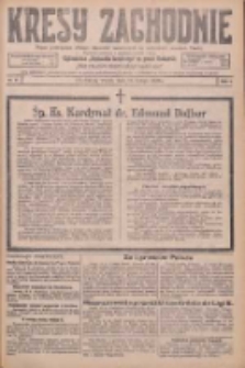 Kresy Zachodnie: pismo poświęcone obronie interes&oacute;w narodowych na zachodnich ziemiach Polski 1926.02.16 R.4 Nr37