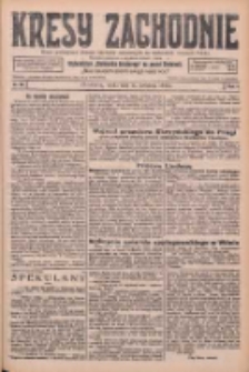 Kresy Zachodnie: pismo poświęcone obronie interes&oacute;w narodowych na zachodnich ziemiach Polski 1926.04.14 R.4 Nr85