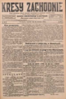Kresy Zachodnie: pismo poświęcone obronie interes&oacute;w narodowych na zachodnich ziemiach Polski 1926.04.29 R.4 Nr98