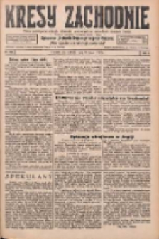 Kresy Zachodnie: pismo poświęcone obronie interes&oacute;w narodowych na zachodnich ziemiach Polski 1926.05.08 R.4 Nr105