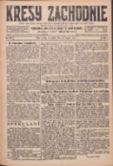 Kresy Zachodnie: pismo poświęcone obronie interes&oacute;w narodowych na zachodnich ziemiach Polski 1926.05.13 R.4 Nr109