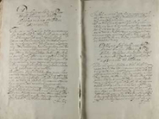 Oddawanie laski wielki przez Im Pana Kryskiego kanclerza koronnego Im Pana Mikołaiowi Wolskiemu marszałkowi nadwornemu po smierci Im Pana Zygmunta Myszkowskiego marszałka w. koronnego, ok. 15.07.1615