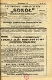 Przewodnik Gimnastyczny "Sok&oacute;ł": organ Dzielnicy Małopolskiej Związku Polskich Gimnastycznych Towarzystw Sokolich 1922.05/06 R.39 Nr5/6