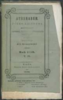 Athenauem: pismo poświęcone historii, literaturze, sztukom, krytyce itd. 1850 Nr4