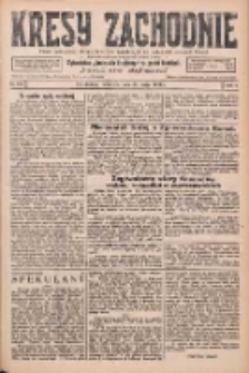 Kresy Zachodnie: pismo poświęcone obronie interesów narodowych na zachodnich ziemiach Polski 1926.05.27 R.4 Nr119
