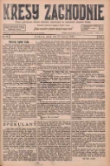Kresy Zachodnie: pismo poświęcone obronie interesów narodowych na zachodnich ziemiach Polski 1926.06.25 R.4 Nr143