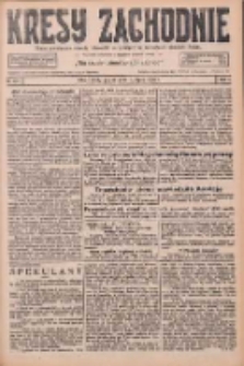 Kresy Zachodnie: pismo poświęcone obronie interes&oacute;w narodowych na zachodnich ziemiach Polski 1926.07.09 R.4 Nr154