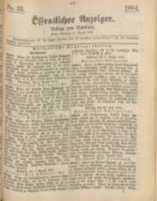 Oeffentlicher Anzeiger. 1904.08.16 Nro.33