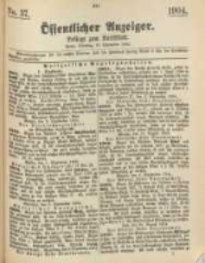 Oeffentlicher Anzeiger. 1904.09.13 Nro.37