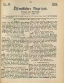 Oeffentlicher Anzeiger. 1904.10.04 Nro.40