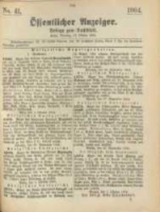 Oeffentlicher Anzeiger. 1904.10.11 Nro.41