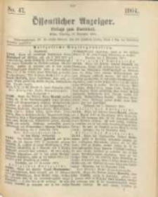 Oeffentlicher Anzeiger. 1904.11.22 Nro.47