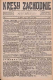 Kresy Zachodnie: pismo poświęcone obronie interes&oacute;w narodowych na zachodnich ziemiach Polski 1926.07.17 R.4 Nr161