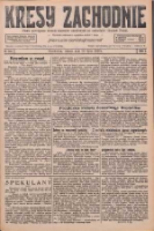 Kresy Zachodnie: pismo poświęcone obronie interes&oacute;w narodowych na zachodnich ziemiach Polski 1926.07.20 R.4 Nr163