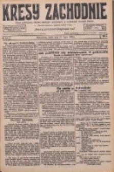 Kresy Zachodnie: pismo poświęcone obronie interes&oacute;w narodowych na zachodnich ziemiach Polski 1926.07.21 R.4 Nr164