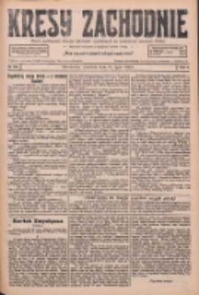 Kresy Zachodnie: pismo poświęcone obronie interes&oacute;w narodowych na zachodnich ziemiach Polski 1926.07.25 R.4 Nr168
