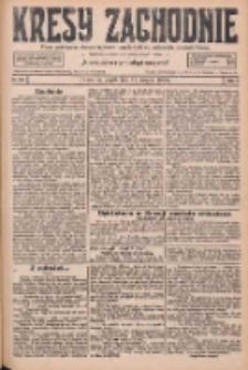 Kresy Zachodnie: pismo poświęcone obronie interes&oacute;w narodowych na zachodnich ziemiach Polski 1926.08.27 R.4 Nr196