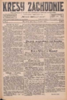 Kresy Zachodnie: pismo poświęcone obronie interes&oacute;w narodowych na zachodnich ziemiach Polski 1926.09.08 R.4 Nr206