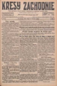 Kresy Zachodnie: pismo poświęcone obronie interes&oacute;w narodowych na zachodnich ziemiach Polski 1926.09.15 R.4 Nr212