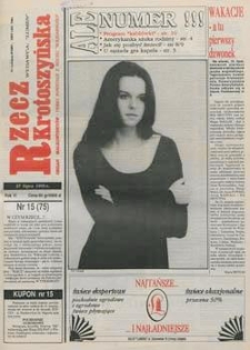 Rzecz Krotoszyńska 1995.07.27 R.6 Nr15(75)