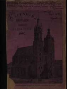 Kalendarz Katolicki Krakowski na Rok Pański 1887.
