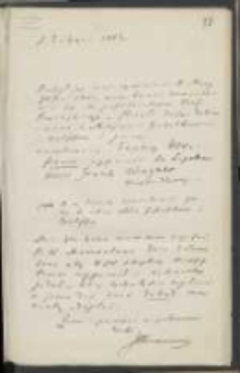 List Józefa Ignacego Kraszewskiego do Wawrzyńca Benzelstjerny-Engeströma z 3 stycznia 1882 roku