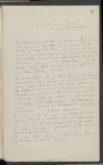 List Józefa Ignacego Kraszewskiego do Wawrzyńca Benzelstjerny-Engeströma z 22 grudnia 1882 roku