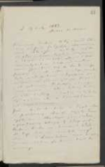 List J&oacute;zefa Ignacego Kraszewskiego do Wawrzyńca Benzelstjerny-Engestr&ouml;ma z 19 lutego 1883 roku