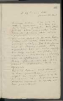 List Józefa Ignacego Kraszewskiego do Wawrzyńca Benzelstjerny-Engeströma z 29 sierpnia 1883 roku