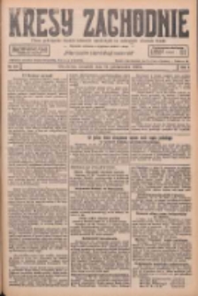 Kresy Zachodnie: pismo poświęcone obronie interes&oacute;w narodowych na zachodnich ziemiach Polski 1926.10.14 R.4 Nr237