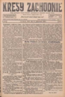 Kresy Zachodnie: pismo poświęcone obronie interes&oacute;w narodowych na zachodnich ziemiach Polski 1926.10.20 R.4 Nr242